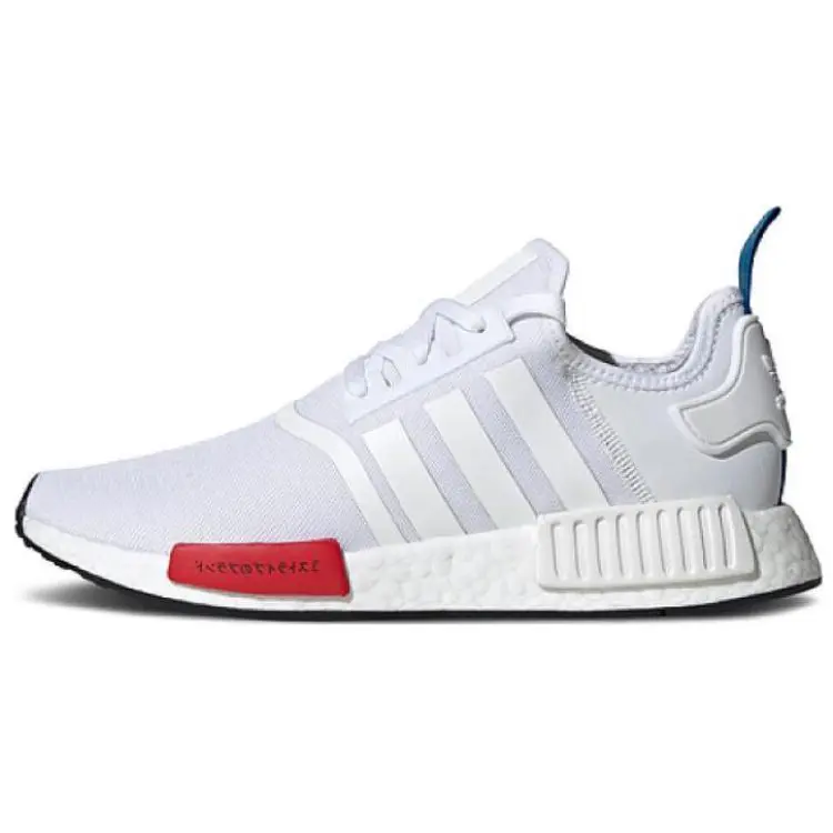 

Кроссовки Adidas NMD_R1 Primeknit 'White Red Blue', белый