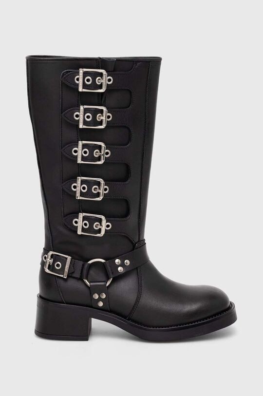 

Боевые кожаные сапоги Steve Madden, черный