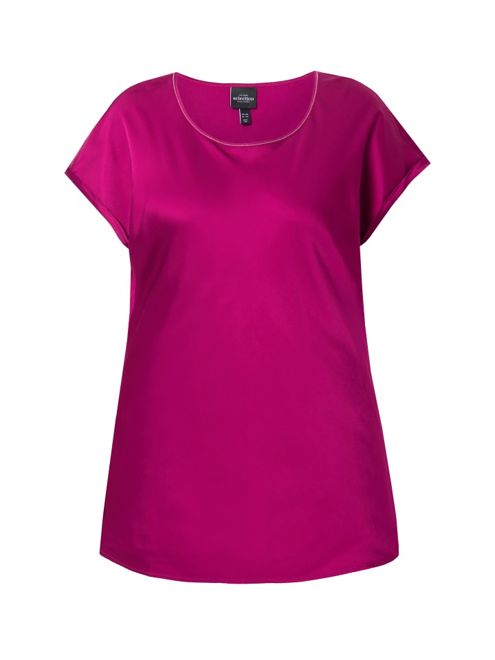 

Блузка Ulla Popken, цвет magenta