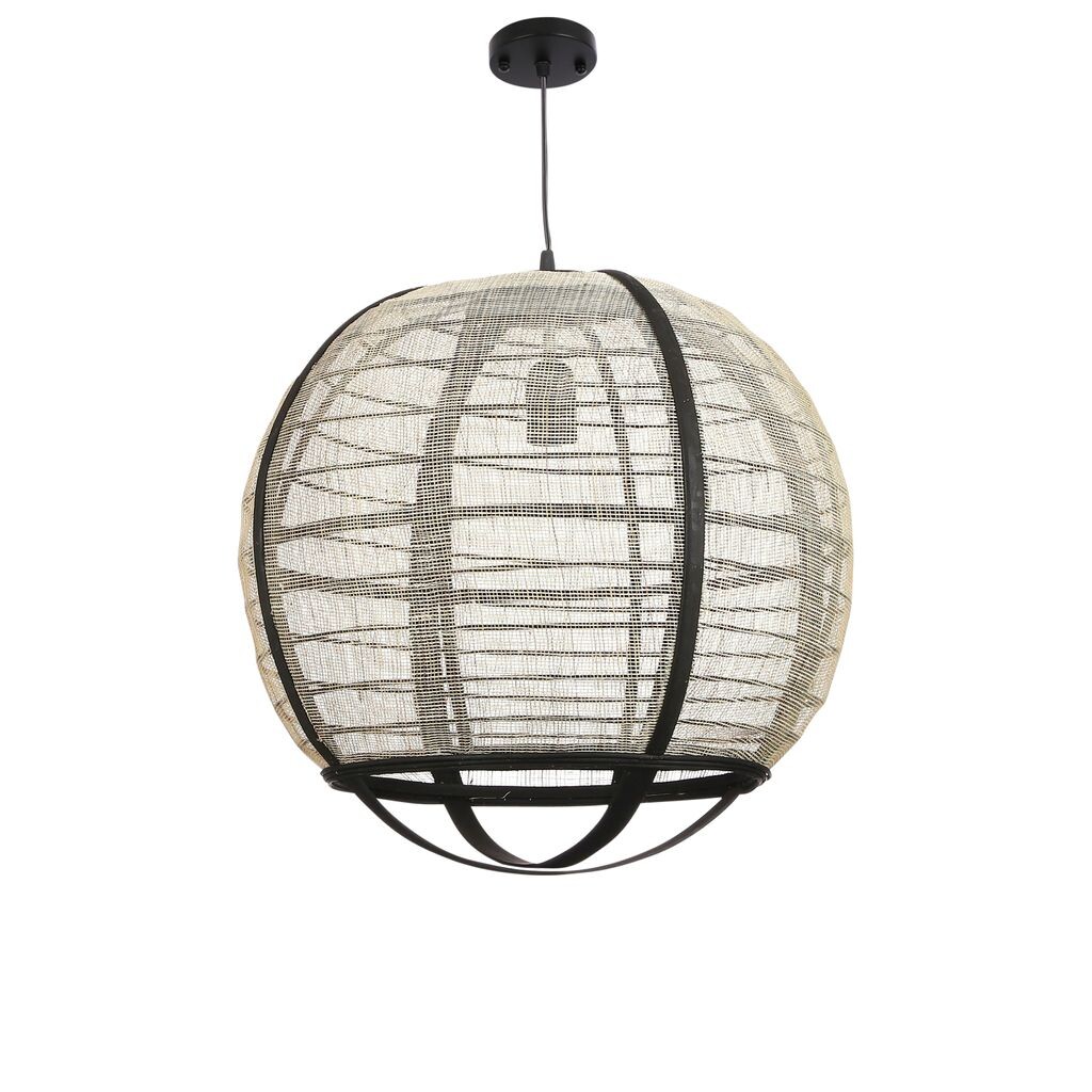 

Подвесной светильник Mica Decorations Pella — H44 x Ø45 см — Лен — Off White, бежевый