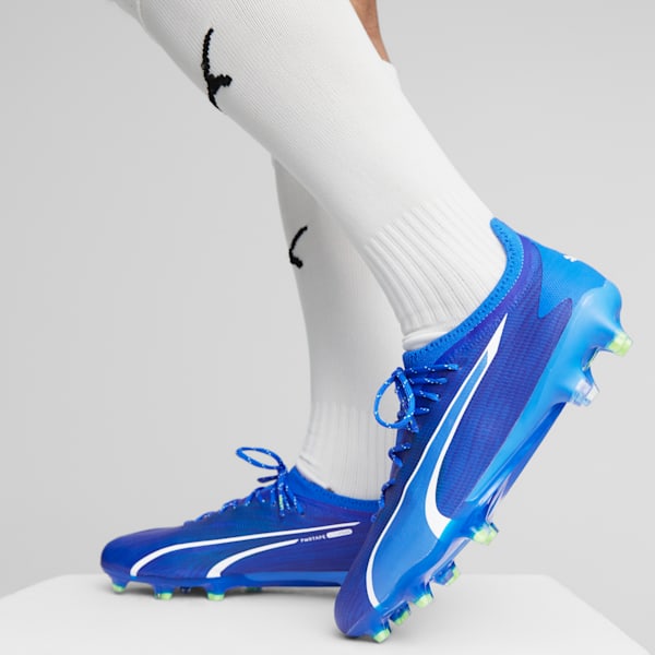 Мужские футбольные бутсы для игры на твердом/искусственном грунте Ultra Ultimate Puma, синий — фото 3