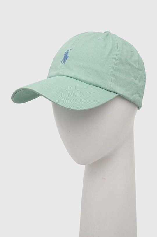 

Хлопковая бейсболка Polo Ralph Lauren, зеленый