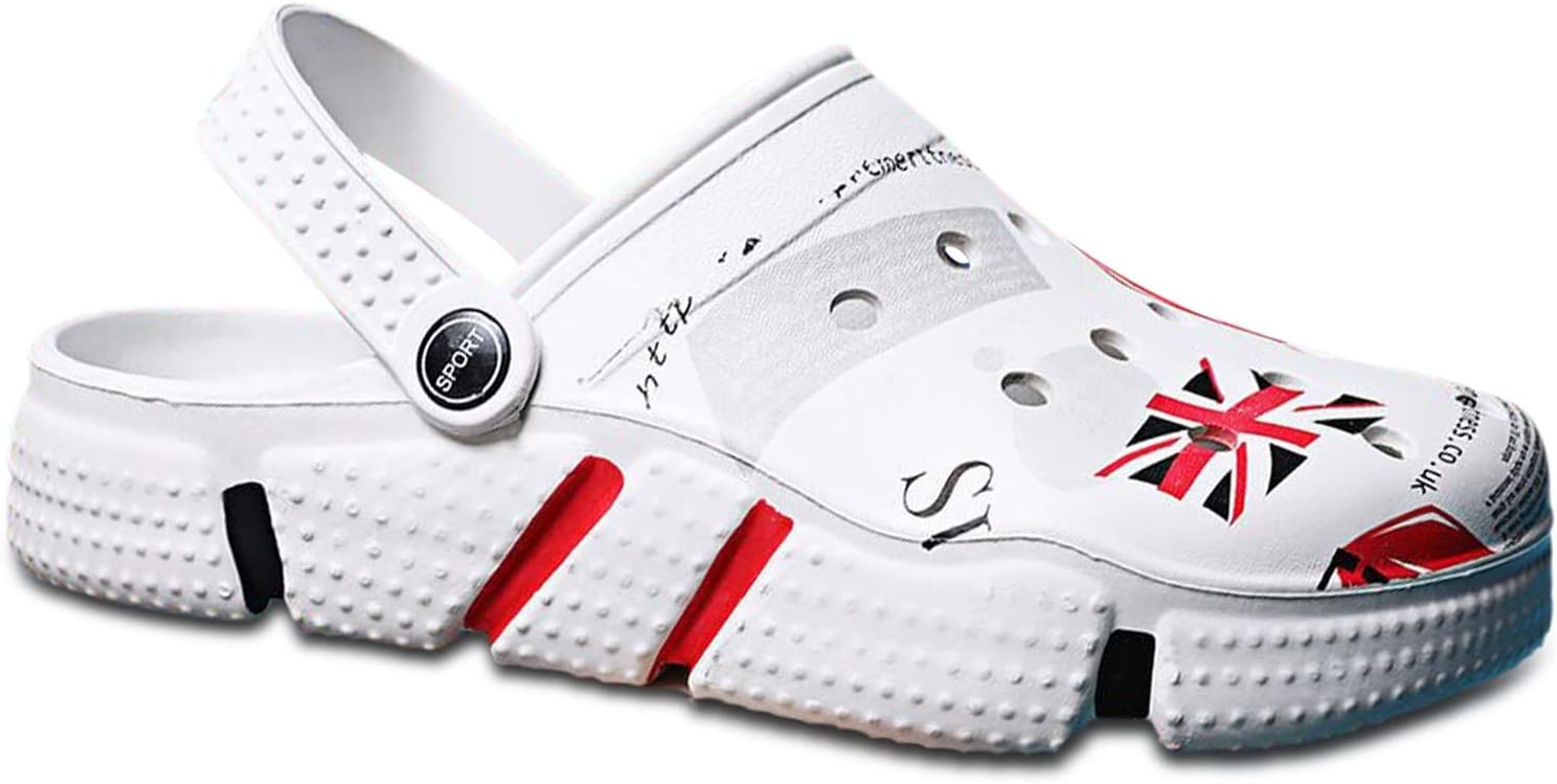 

Унисекс садовые сабо Solaud для мужчин и женщин, быстро сохнущие, дышащие, комфортные летние пляжные шлепанцы-сандалии, белый