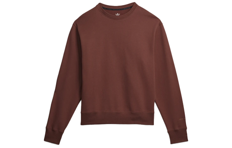 Adidas Pharrell Williams Basics Crewneck Sweatshirt Adidas Originals, Темный землисто-коричневый — фото 2