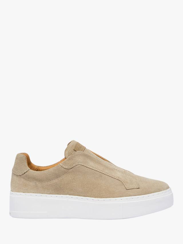 Средние кроссовки park из замши Russell & Bromley, Beige