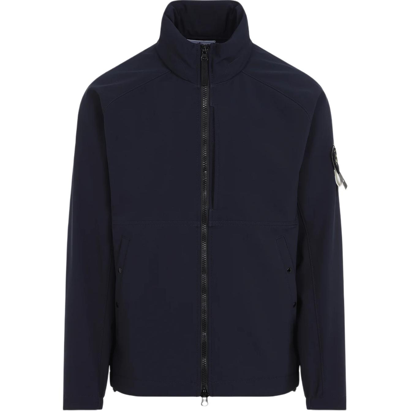 

STONE ISLAND Куртка с высоким воротником на молнии, Blue