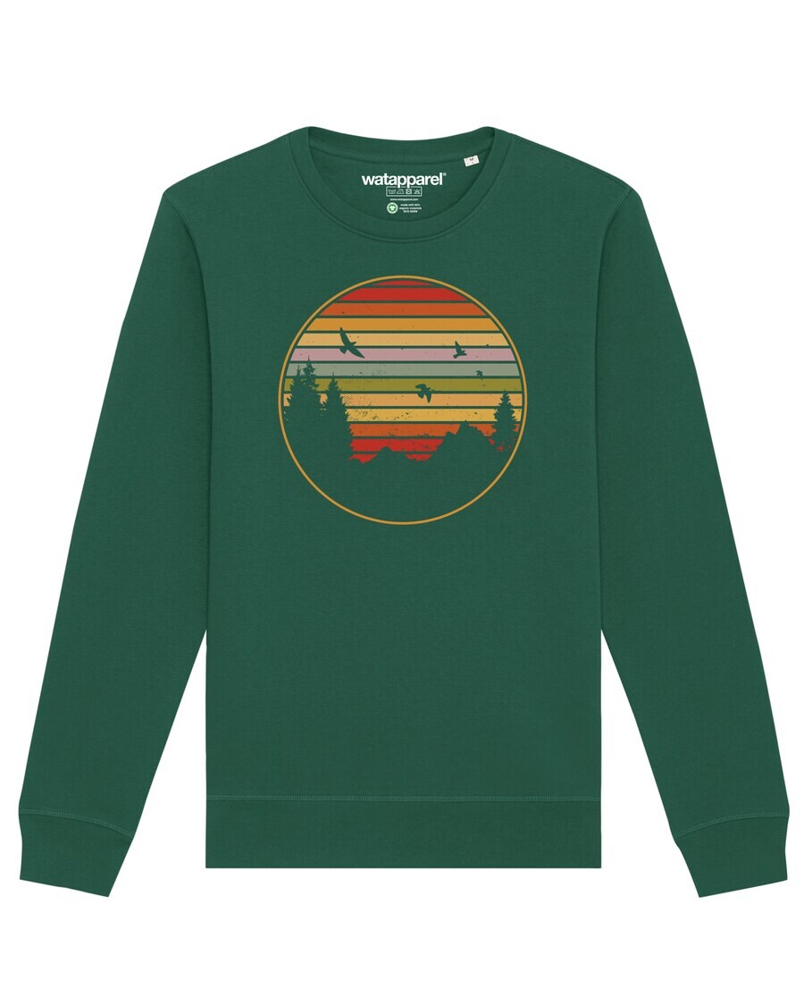 

Свитер Watapparel Sweatshirt Sunset Berge & Tannen, темно-зеленый