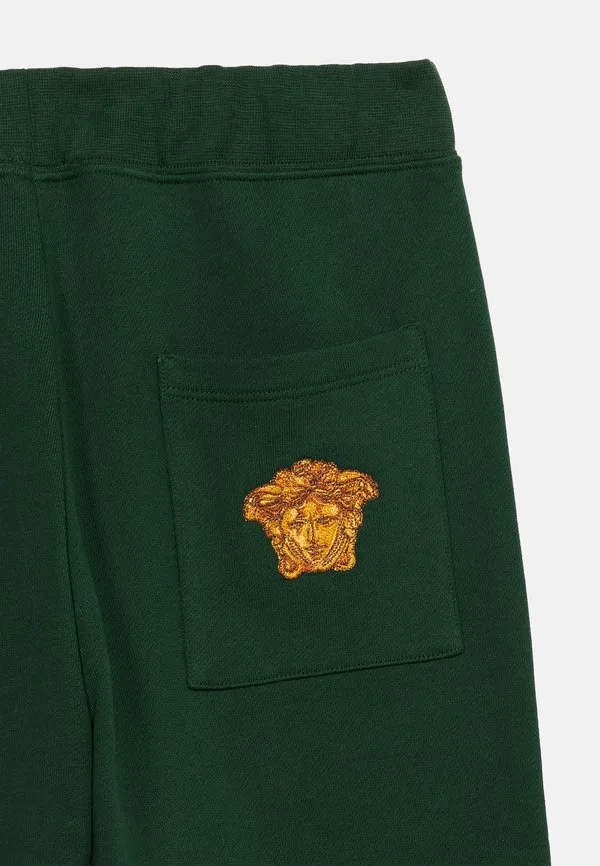 Спортивные штаны унисекс с изображением медузы Versace, Bottle Green — фото 4