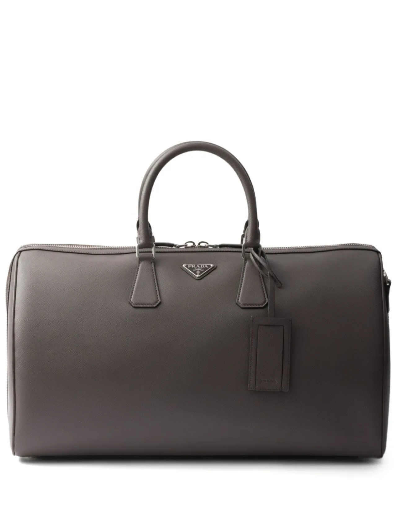 

Prada дорожная сумка из сафьяновой кожи, серый