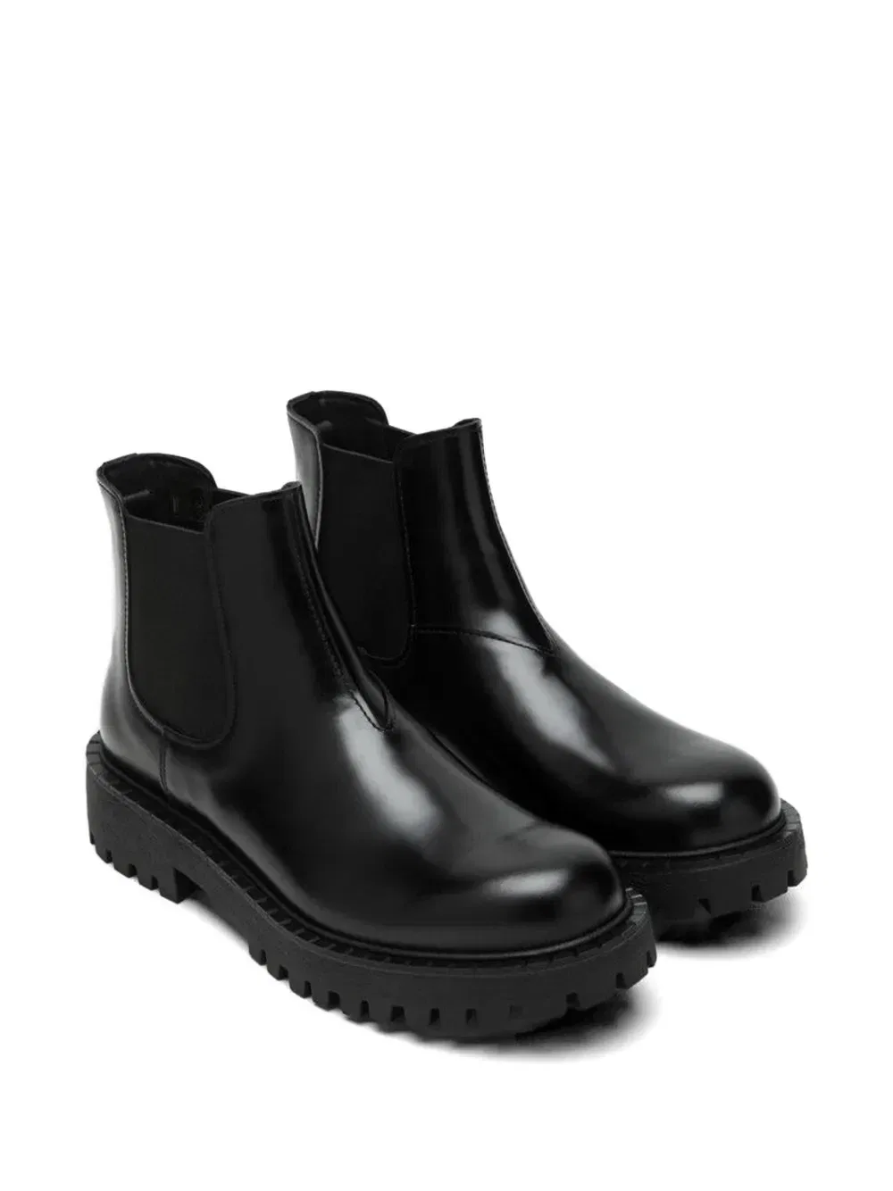 Грубые ботинки челси Prada, черный