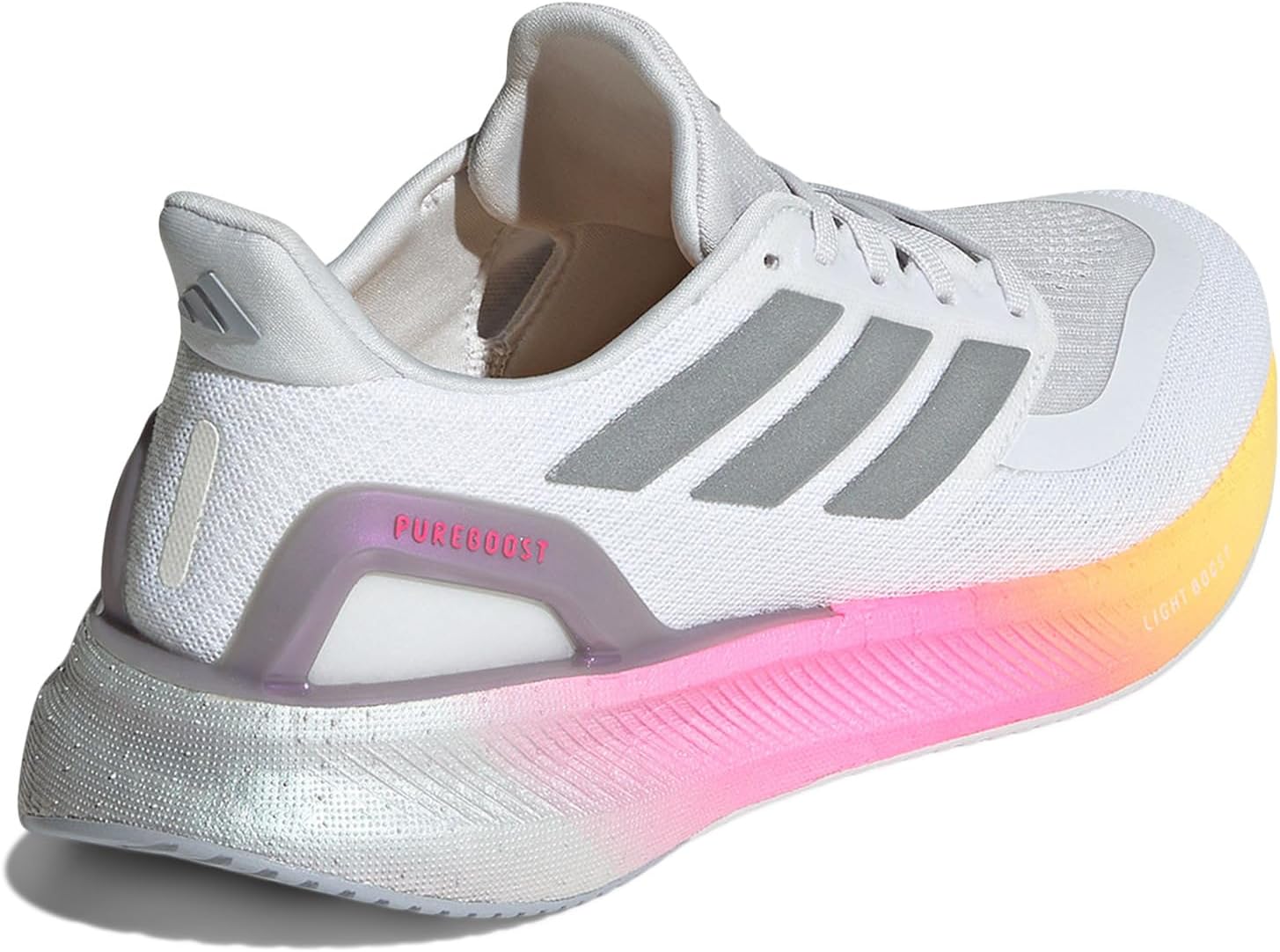 Кроссовки adidas Running Pureboost 5 Running Shoes, цвет White/Silver Metallic/Spark — фото 4