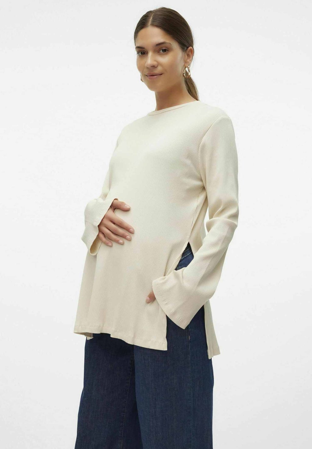 

Топ с длинными рукавами UMSTANDS MAMALICIOUS, бежевый