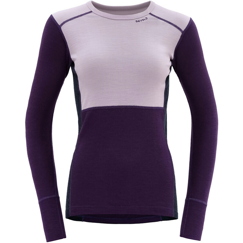 

Женская куртка Lauparen Merino 190 с длинным рукавом Devold, фиолетовый