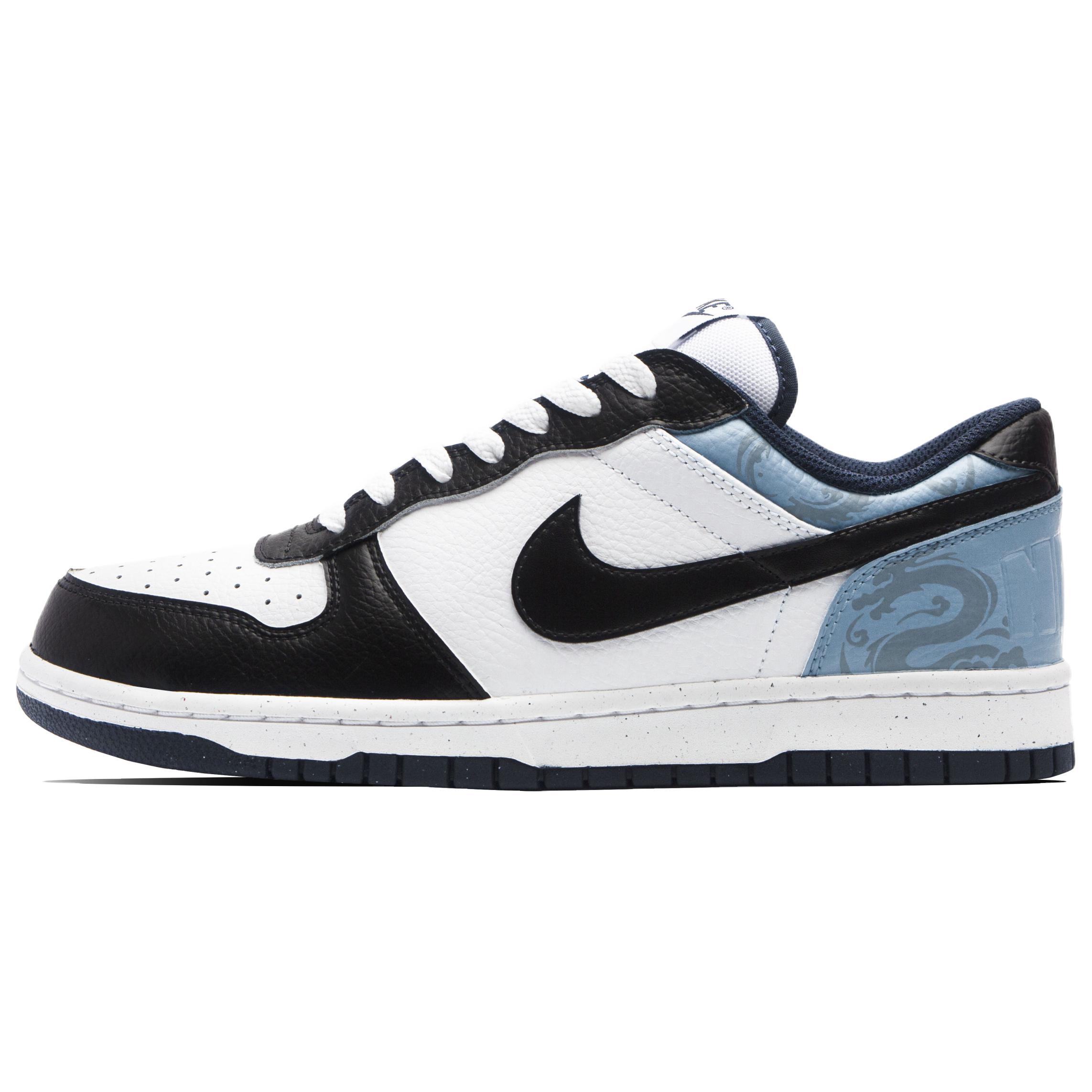 

Nike Большие мужские скейтбордские кроссовки low top белые синие