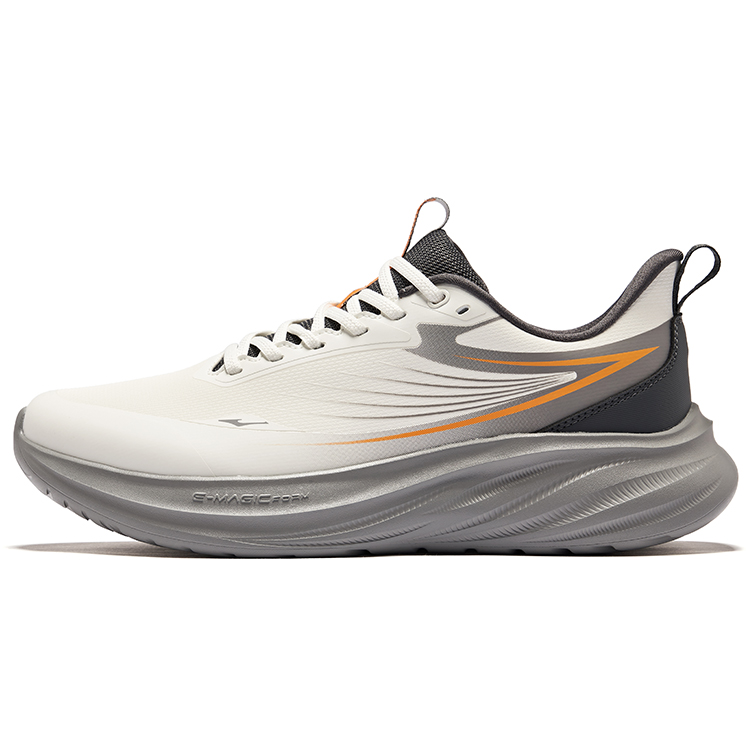 

Erke Кроссовки для бега Shock Absorbers Rebound Low Top Casual, мужские, микрокристаллический белый углеродный пепел