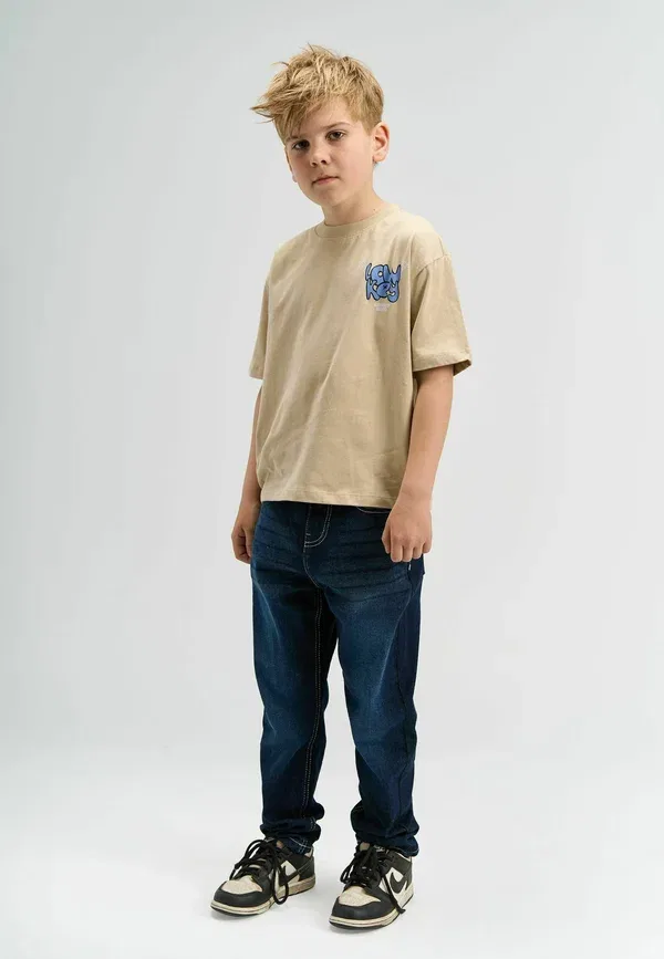 Футболка Scott tee print t-shirt The New, цвет хаки