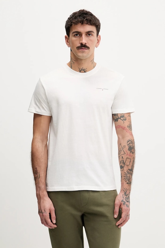 

Хлопковые футболки, комплект из 2 штук Tommy Jeans, бежевый