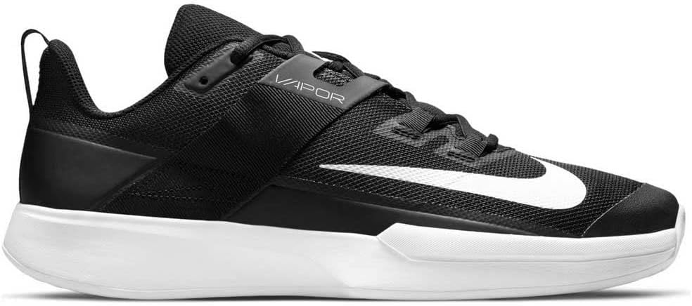 Мужские теннисные кроссовки Nike для игры на хард-корте, Black White — фото 2