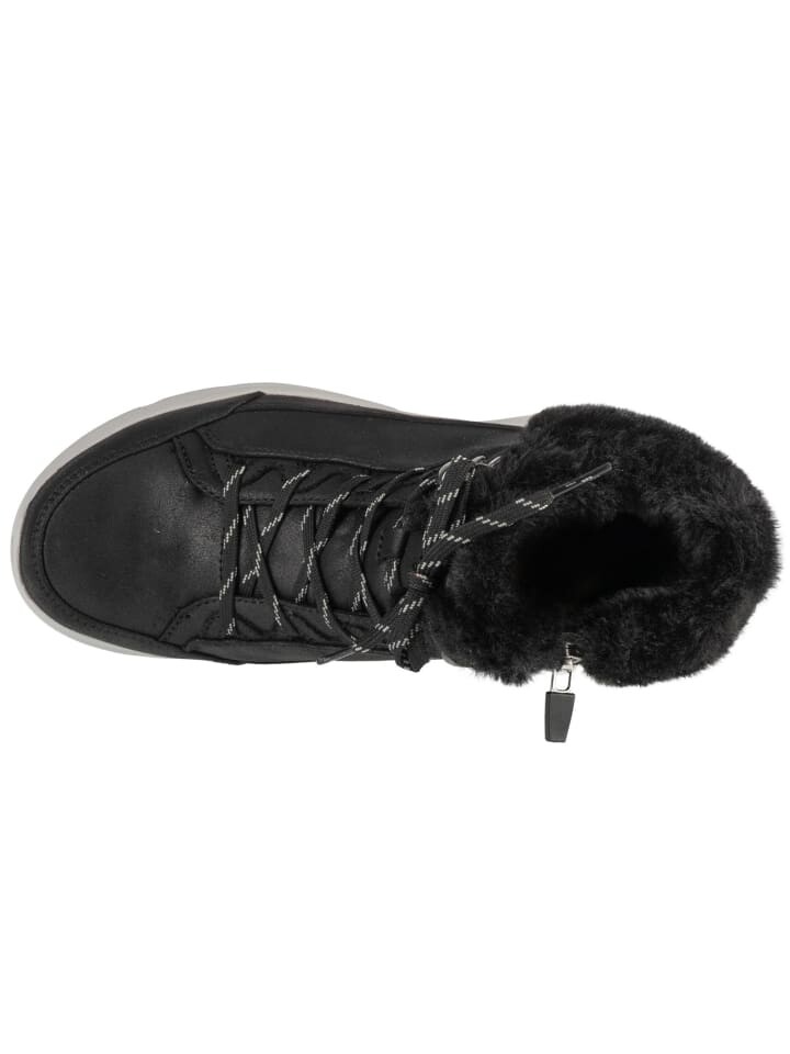 Ботинки женские Skechers On-The-GO Glacial Ultra из искусственного материала зимние, черный — фото 3
