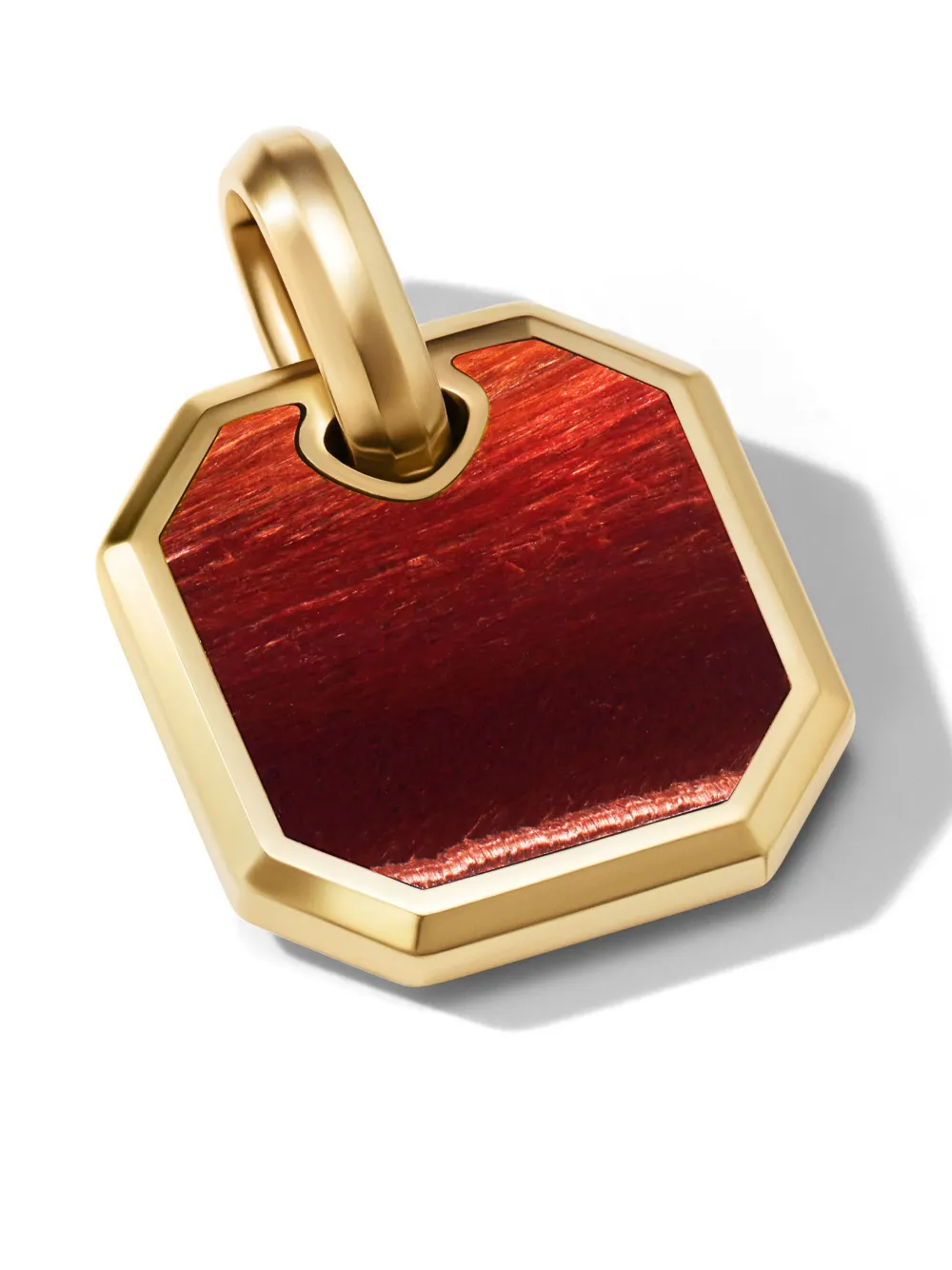 

Подвеска Roman из желтого золота с тигровым глазом (15 мм) David Yurman, красный