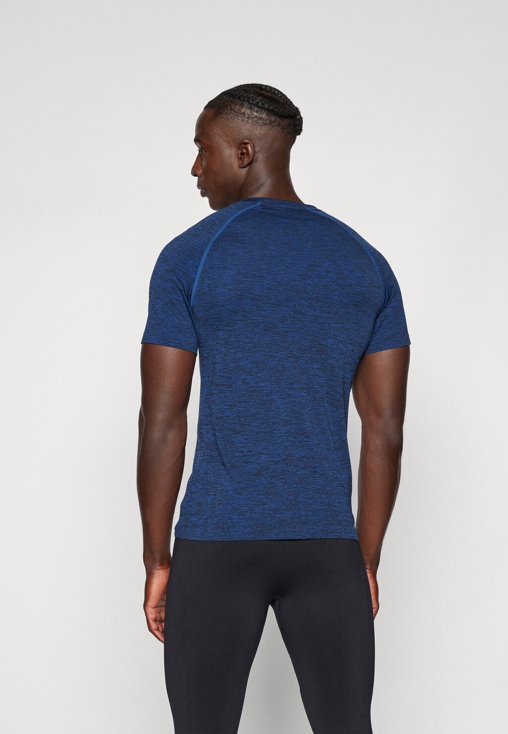 

Базовая футболка SEAMLESS SPACE DYE 2 PACK Pier One Sport, темно-синий
