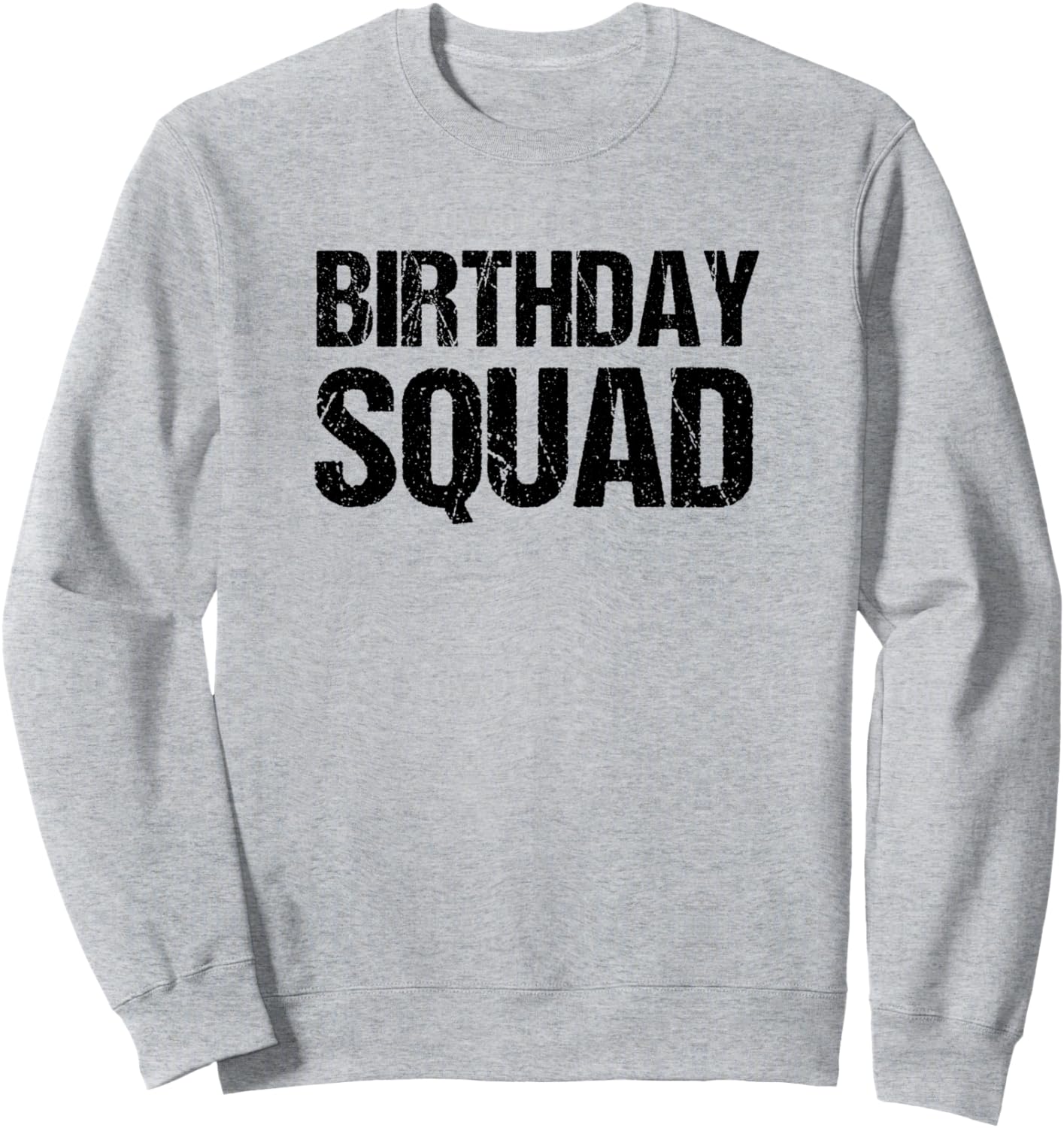 

Команда именинников - Забавная толстовка на день рождения Birthday Squad, серый