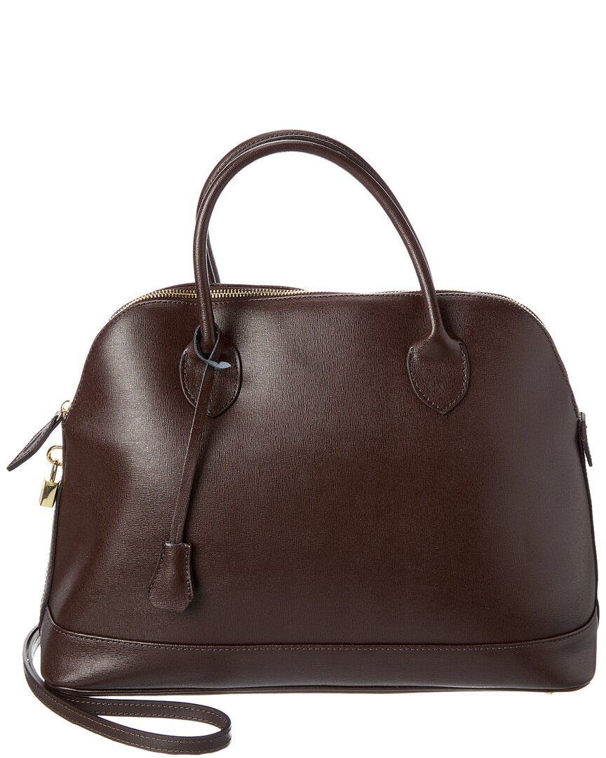 

Сумка-тоут из кожи Isabella Rosetti, коричневый