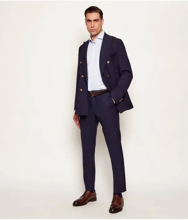 Рубашка H-HANK-SP-B1-C1-261 slim fit Boss, небесно-голубой — фото 2