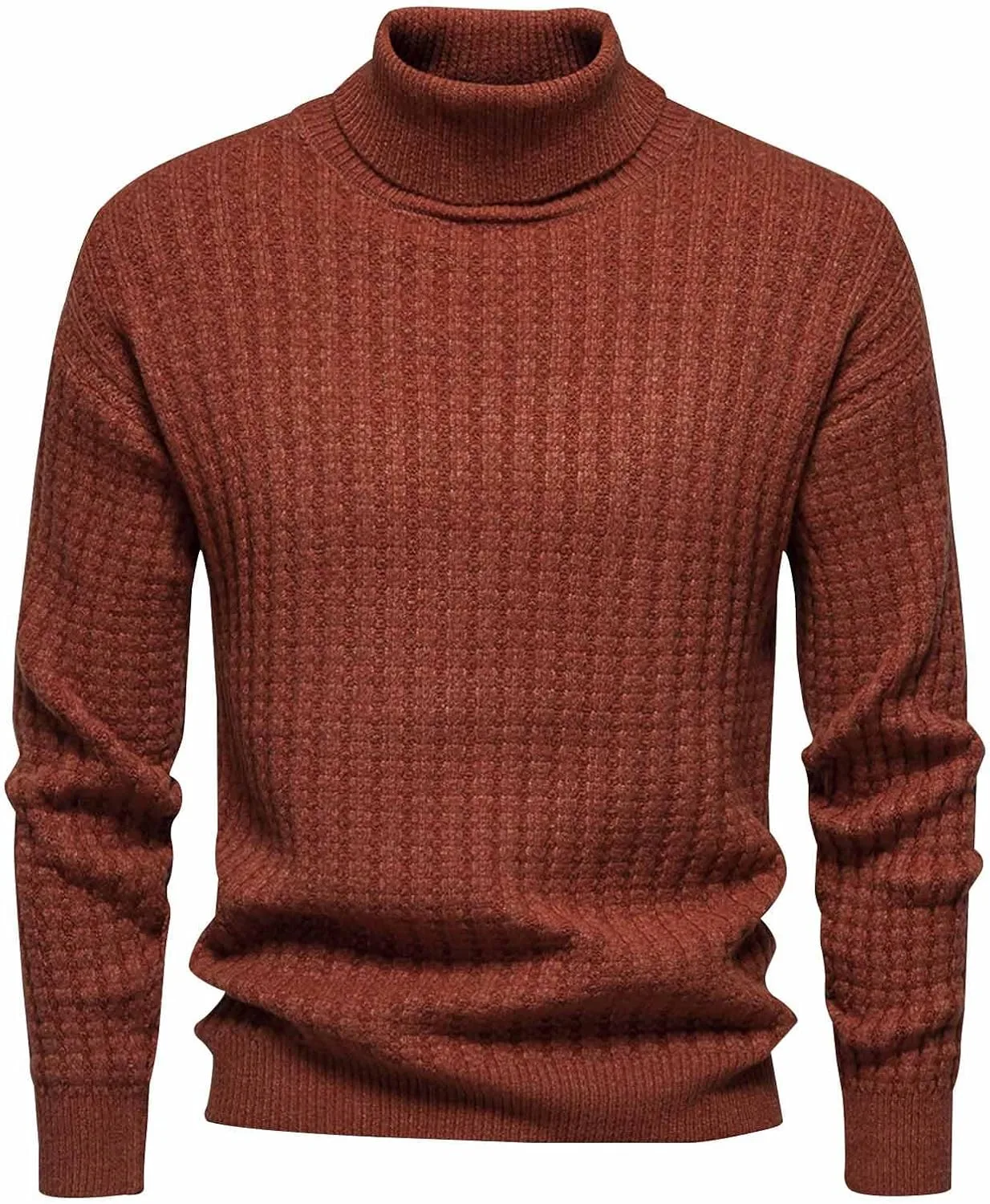 

Рибленый водолазный свитер мужской осенний с длинным рукавом Slim Fit