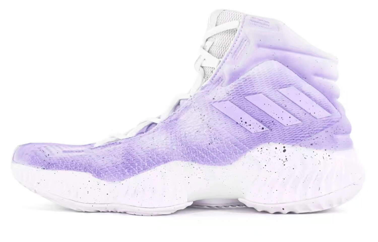 

Баскетбольные кроссовки Pro Bounce 2018 Basketball Shoes Men High-Top Purple/White Adidas
