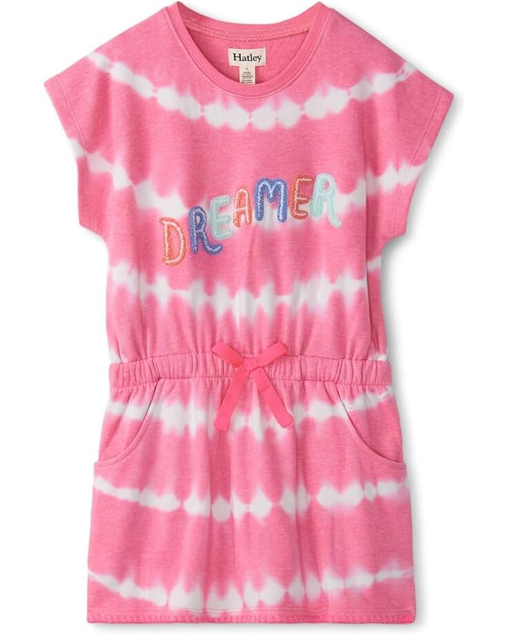 

Платье Hatley Kids Dreamer Pull On Dress, цвет Azalea Pink