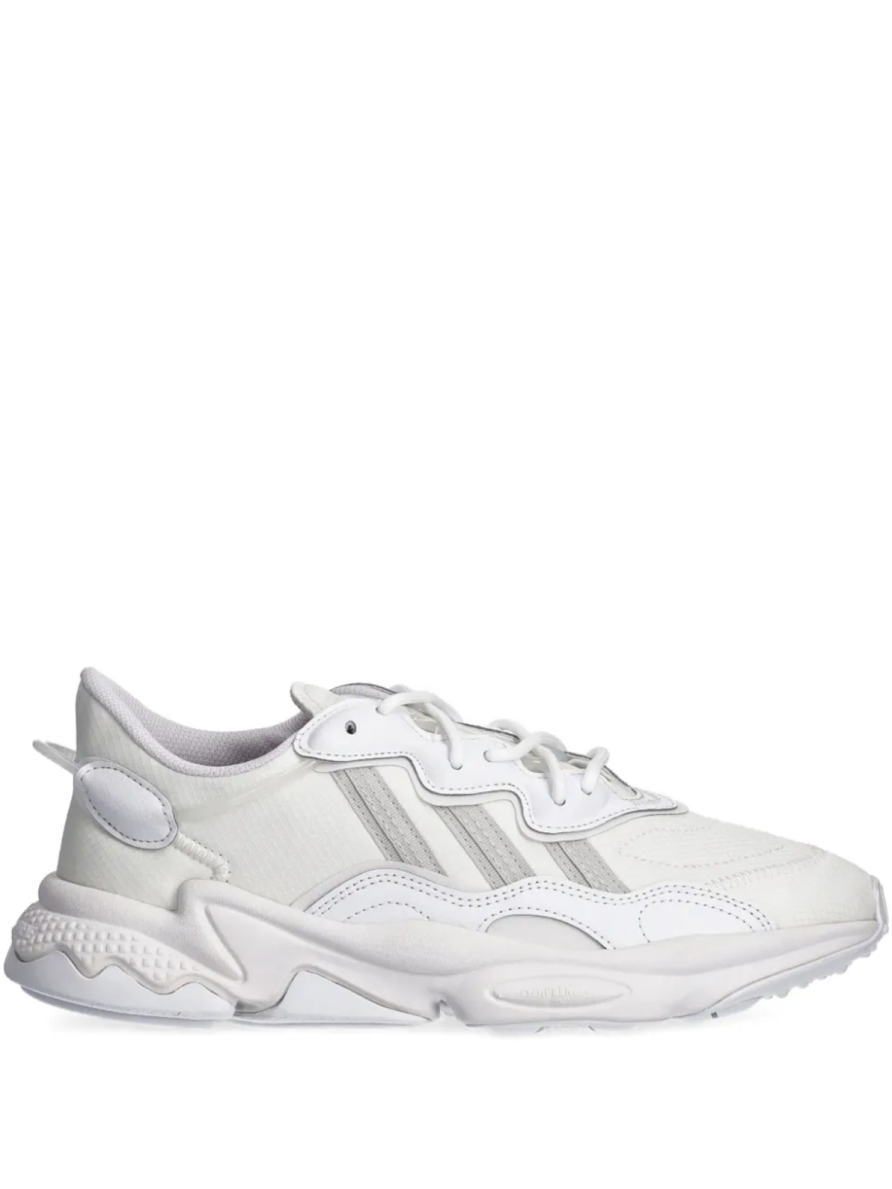 

Кроссовки Adidas Ozweego со шнуровкой и тремя полосками, белый