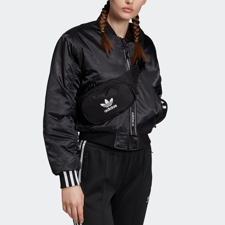 Adidas Originals Женское короткое пальто, цвет Black — фото 3