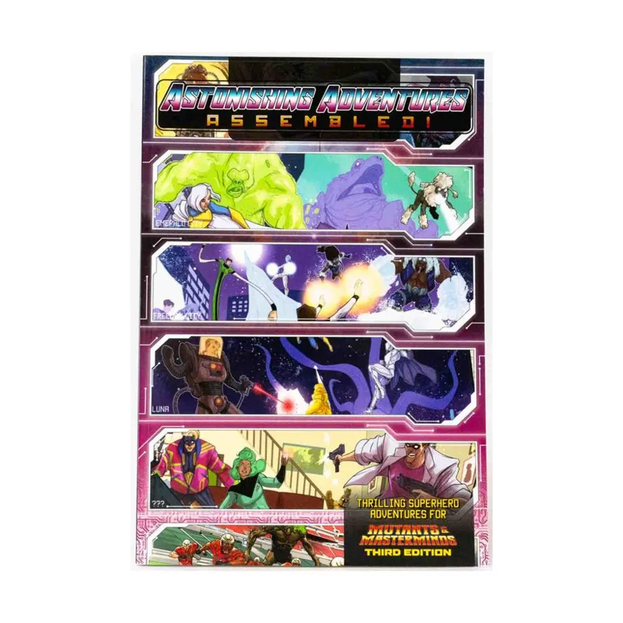 

Astonishing Adventures Assembled!, Mutants & Masterminds (d20) (3rd Edition), мягкая обложка