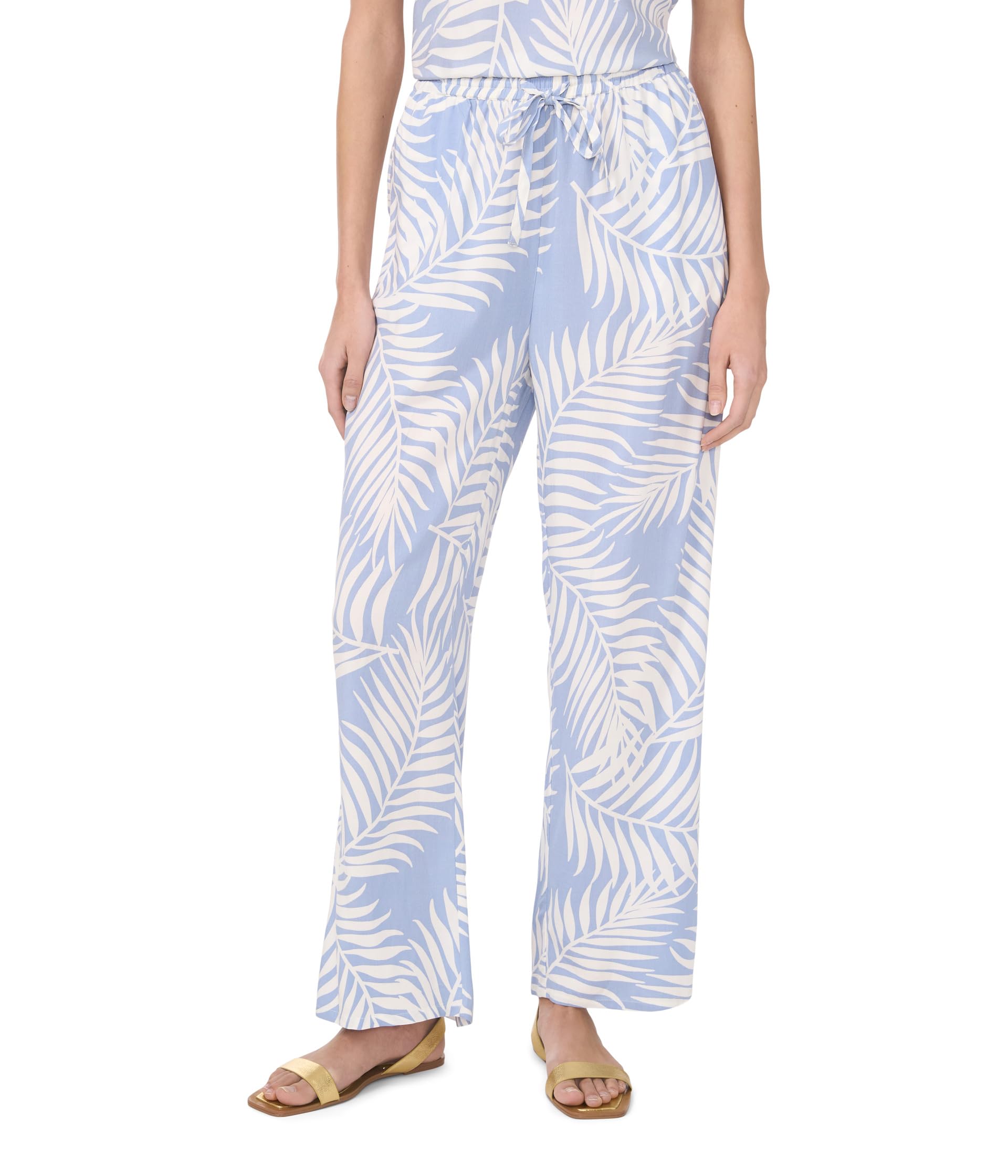 

Брюки Vince Camuto Wide Leg Elastic Pants With Drawstring, цвет Lake Breeze 1