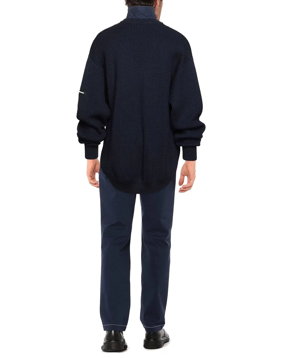 Водолазка из шерсти Balenciaga Midnight Blue — фото 3