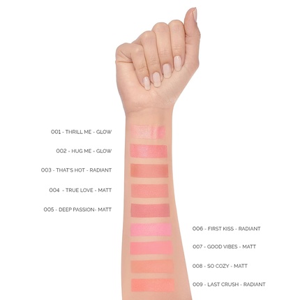 Wonder Me Blush 009 Last Crush Radiant 0,141 унции - Гладкая текстура - Легко растушевывается - Без эффекта пудры - Без талька - Без парабенов - Обогащена гиалуроновой кислотой. Пудра Pupa Milano — фото 2