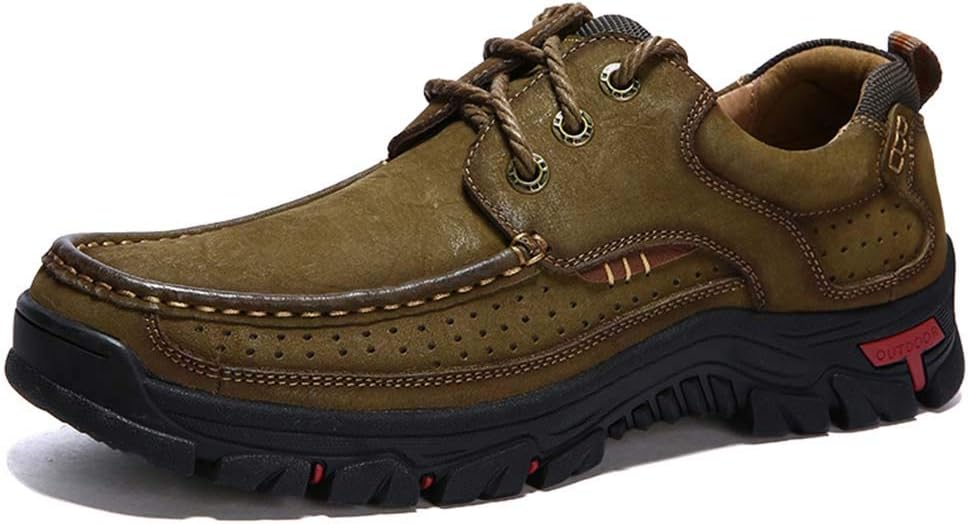 

Мужские кроссовки CERYTHRINA из кожи, легкие, дышащие, повседневные, без шнуровки, с шнуровкой, лоферы для бизнеса, работы и офиса, хаки