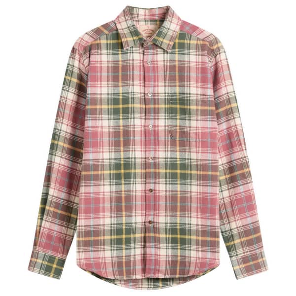 

Клетчатая фланелевая рубашка Alpi Portuguese Flannel, красный, зеленый & кремовый