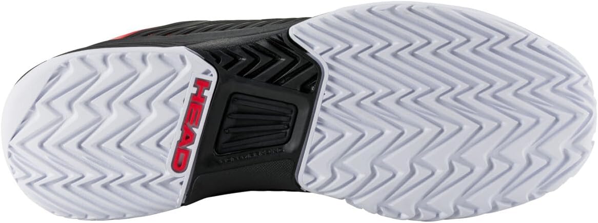 Теннисные кроссовки HEAD Junior Revolt Pro 4.5, черный/красный — фото 2