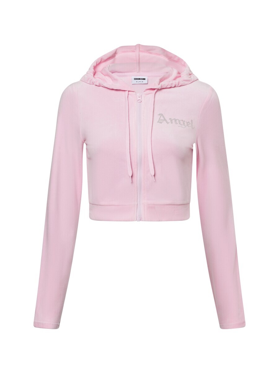 

Толстовка с капюшоном на молнии Noisy may Zip-Up Hoodie NMValerie, розовый