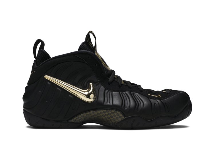 

Кроссовки Nike Air Foamposite Pro 'Black Metallic Gold', черный