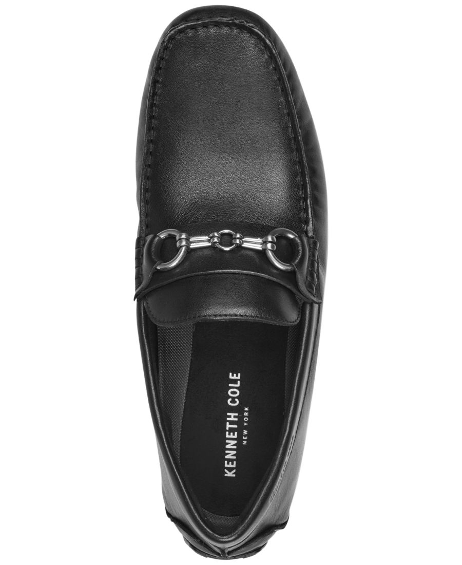 Мужские повседневные лоферы Theme Bit Detail Driver Kenneth Cole New York, Black — фото 4