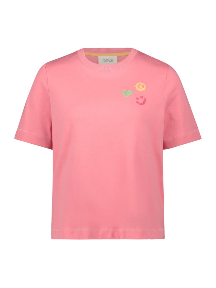 

CARTOON Футболка с круглым вырезом розового цвета, Розовый, CARTOON Футболка с круглым вырезом розового цвета