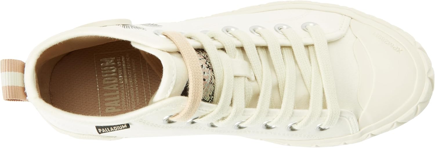 Кроссовки Palladium Palla Ace Mid Fest унисекс, белый/кремовый — фото 4