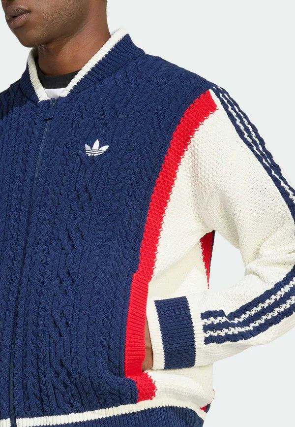 Кардиган icons Adidas Originals, Night Indigo Off White Better Scarlet — фото 3