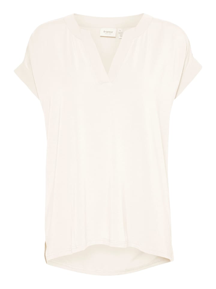 

Fransa Блузка с короткими рукавами FRLIV свободного кроя, цвет «Шепот белого»