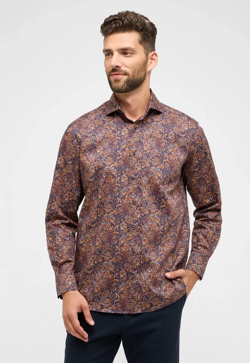 

Рубашка Eterna с длинными рукавами "COMFORT FIT", цвет Orange