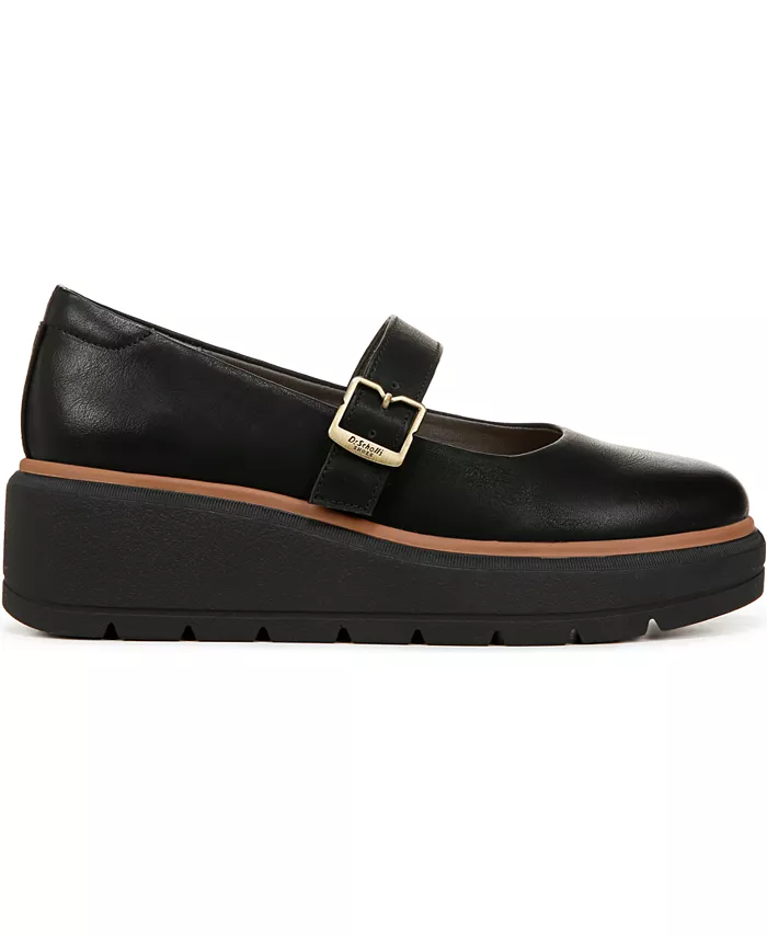 Женские платформенные лоферы Mary Jane Nice Day Max Dr. Scholl's, черный — фото 2