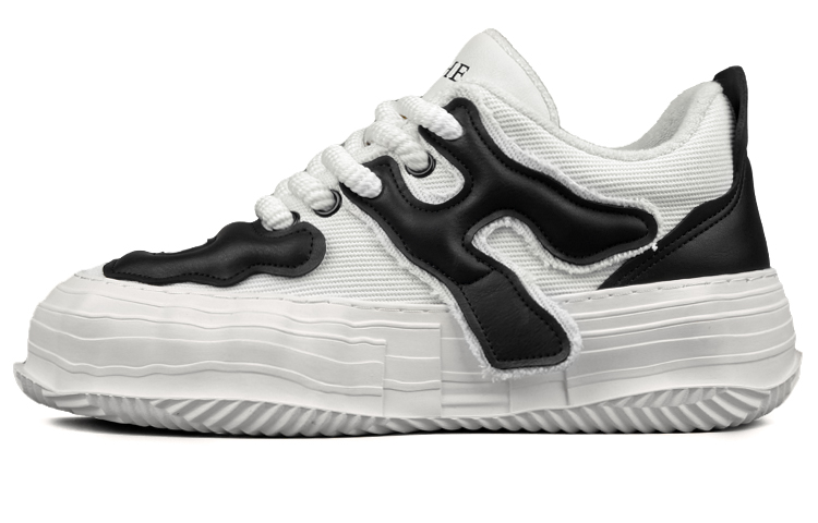 

Кроссовки для скейтбординга мужские низкие черно-белые XIE SHE